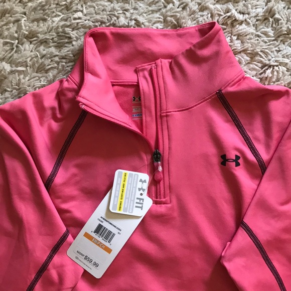 Under Armour pink women's zip up - Picture 1 of 5